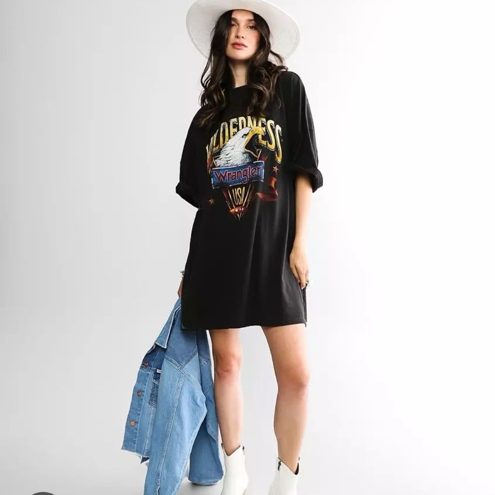 Wrangler Black Graphic Dress - Picture 7 of 7